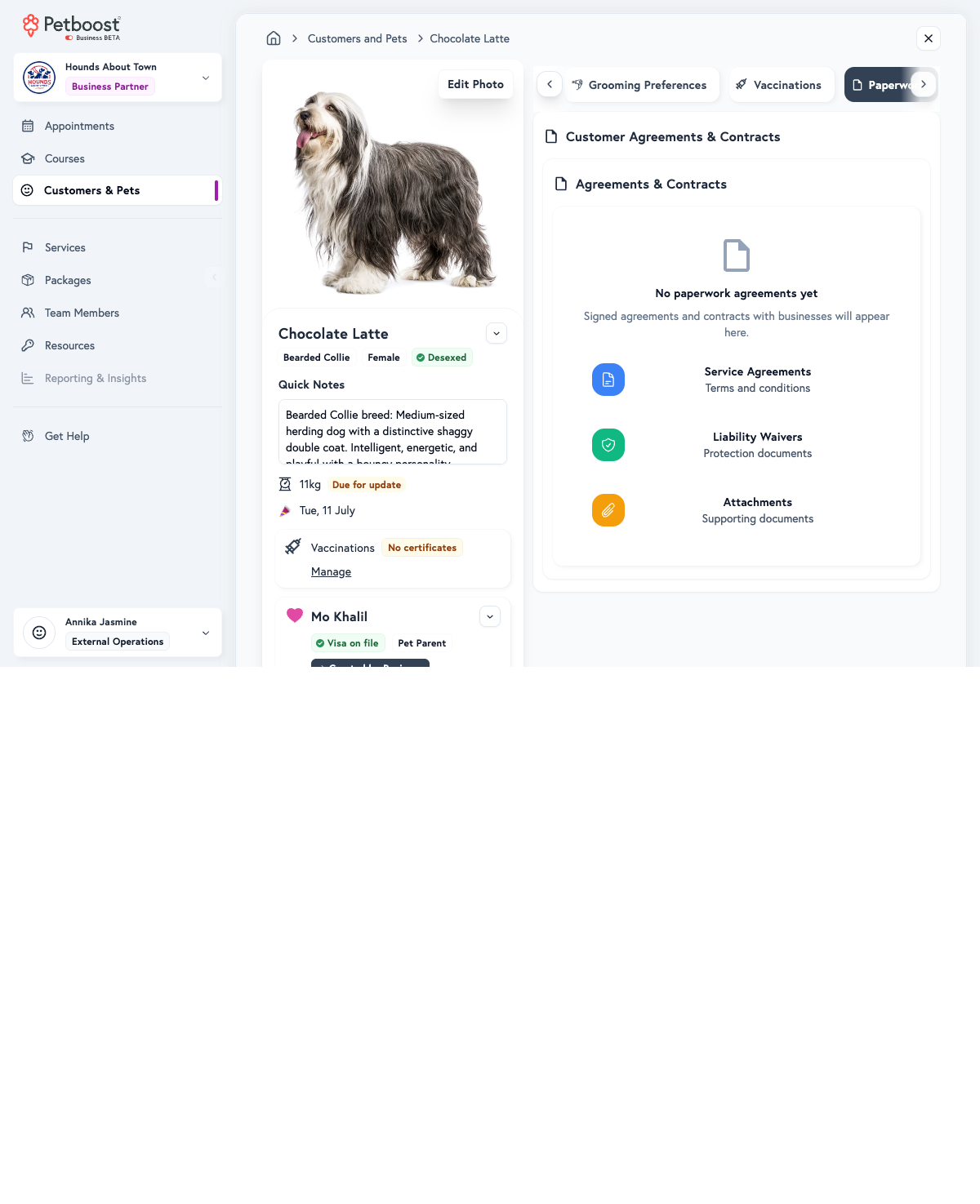 Paperwork Tab